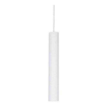 Ideal Lux - LED-підвісна люстра на тросі LOOK 1xGU10/7W/230V CRI 90 діаметр 6 см біла