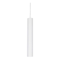 Ideal Lux - LED-подвесной светильник на тросе LOOK 1xGU10/7W/230V, CRI 90, диаметр 6 см, белый