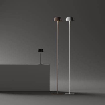 Ideal Lux - Світлодіодний димований сенсорний вуличний світильник PURE LED/1,5W/3,7V 2200 mAh CRI 90 IP54 чорний