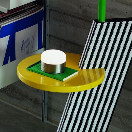 Ideal Lux - Світлодіодна димована сенсорна настільна лампа MIGNON LED/5W/5V 1500 mAh діаметр 10 см CRI 90 глянцевий хром