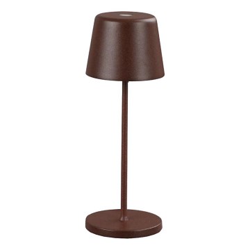 Ideal Lux - LED Сенсорна вулична настільна лампа з регулюванням яскравості CUTE LED/2,5W/3,7V USB 2200-2700K IP65 коричневий