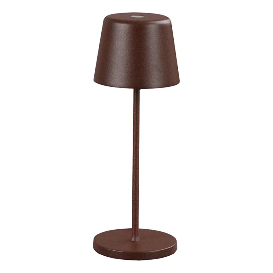Ideal Lux - LED Сенсорна вулична настільна лампа з регулюванням яскравості CUTE LED/2,5W/3,7V USB 2200-2700K IP65 коричневий