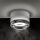 Ideal Lux - LED стельовий світильник для ванної кімнати LOLLY 1xGX53/9W/230V діам. 10,5 см IP44 білий/прозорий