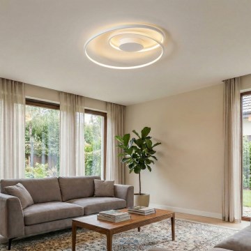 Ideal Lux - LED стельовий світильник із регулюванням яскравості OZ LED/48W/230V Ø 60 см CRI 90 білий