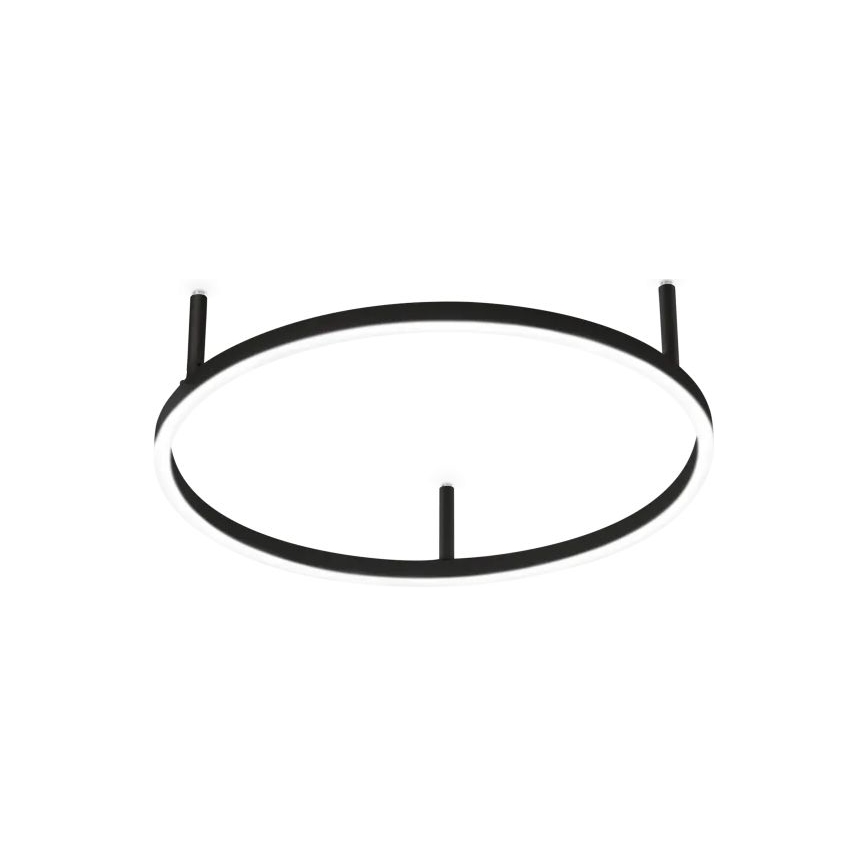 Ideal Lux - LED стельовий світильник ORACLE SLIM LED/29 Вт/230 В 4000K CRI 90 діам. 50 см чорний