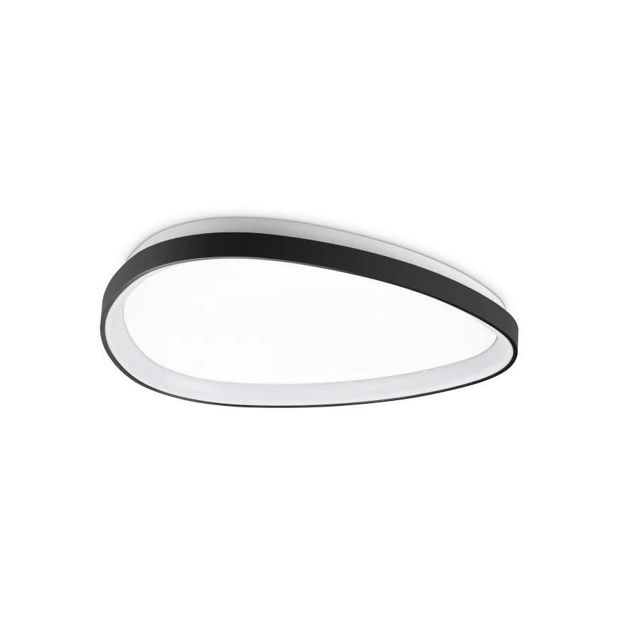 Ideal Lux - Світлодіодний стельовий світильник з регулюванням яскравості GEMINI LED/28W/230V діаметр 61 см CRI 90 чорний