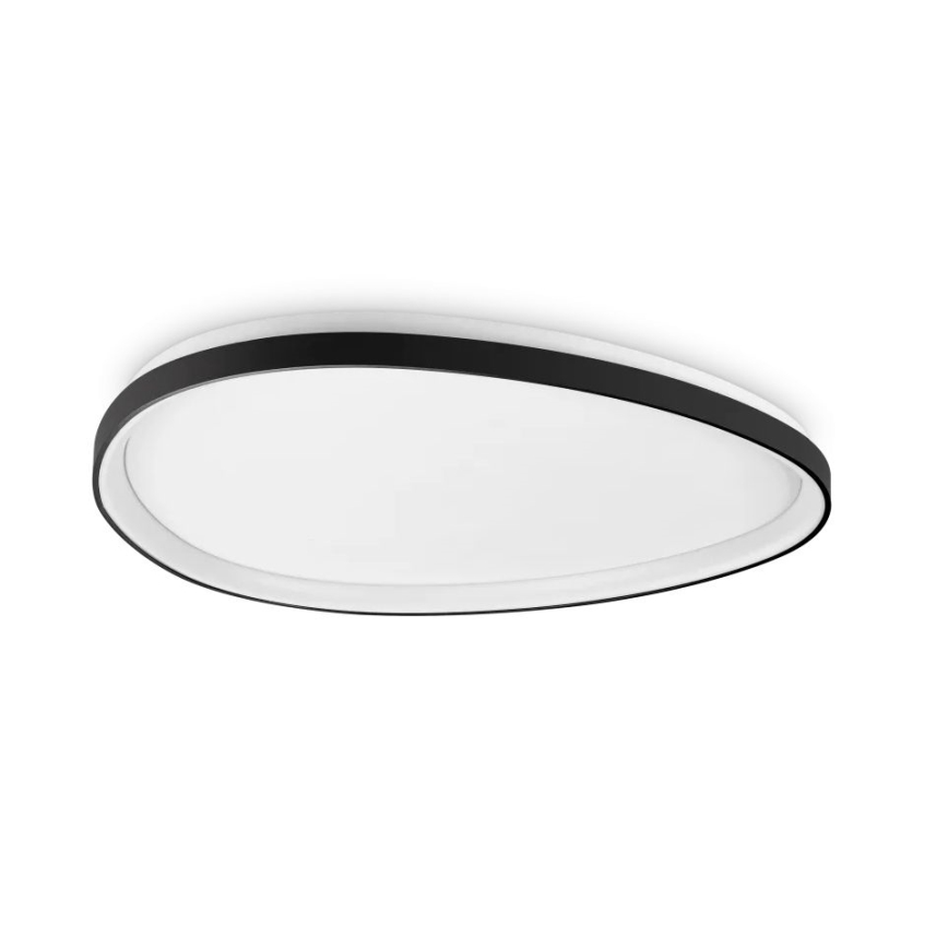 Ideal Lux - Світлодіодний стельовий світильник з регулюванням яскравості GEMINI LED/42W/230V діаметр 81 см CRI 90 чорний
