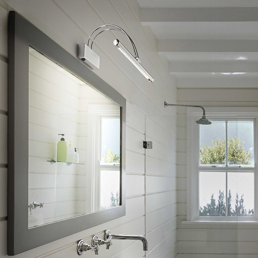 Ideal Lux - Світильник з LED-підсвіткою MIRROR LED/4,62W/230V, глянцевий хром