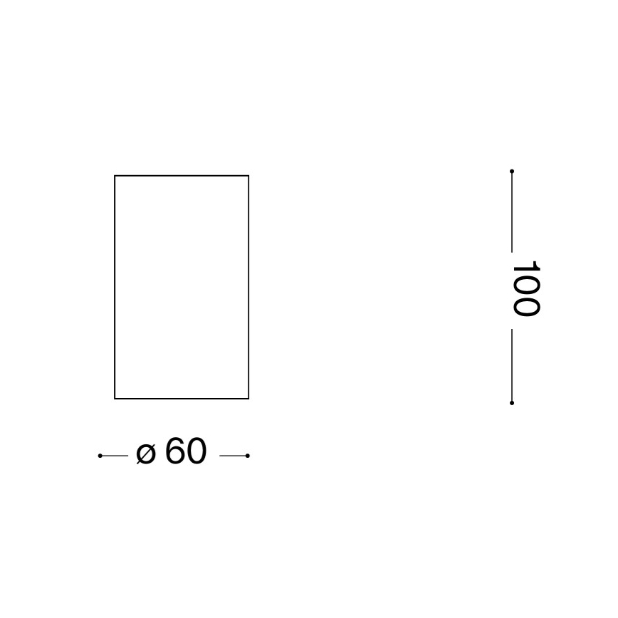 Ideal Lux - LED точечный светильник LOOK 1xGU10/7W/230V CRI 90, диаметр 6 см, латунь