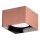 Ideal Lux - LED точечный светильник SPIKE 1xGX53/9W/230V 10x10 cm медь