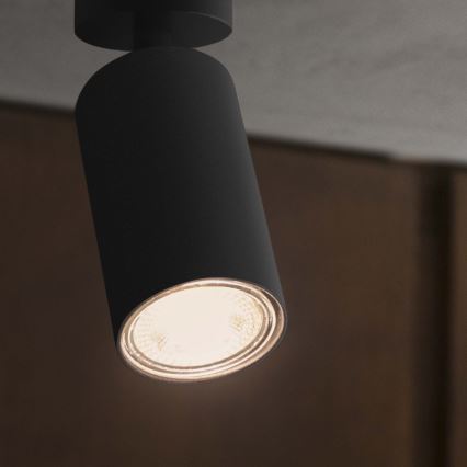 Ideal Lux - LED точковий світильник DYNAMITE 1xGU10/7W/230V CRI 90 чорний