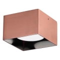 Ideal Lux - LED точковий світильник SPIKE 1xGX53/9Вт/230В 10x10 см мідь