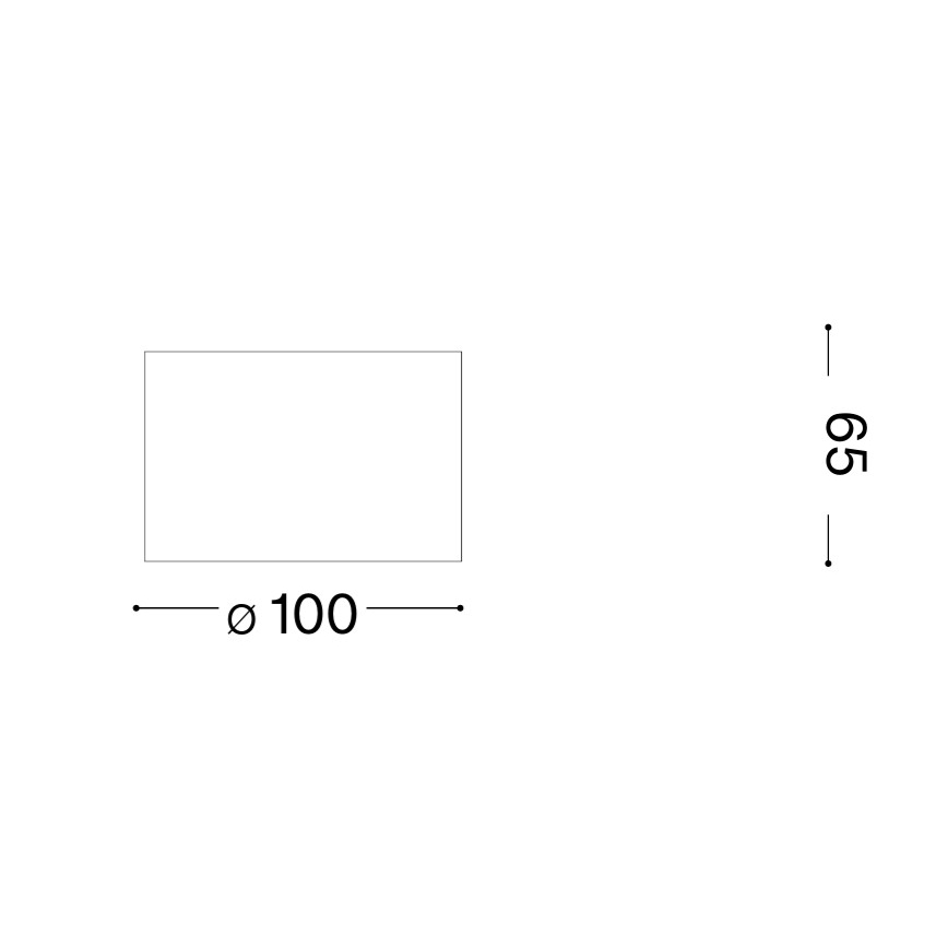 Ideal Lux - LED точковий світильник SPIKE 1xGX53/9W/230V діам. 10 см, колір міді