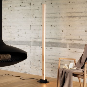 Ideal Lux - LED Торшер з регулюванням яскравості CRAFT LED/26W/230V CRI 90 бук