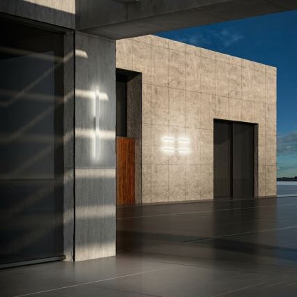 Ideal Lux - LED уличный настенный светильник LINEA LED/23 Вт/230 В CRI 90 144 см IP54 белый