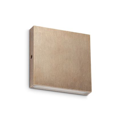 Ideal Lux - LED уличный настенный светильник POST-IT LED/3W/12V CRI 90 латунь