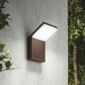 Ideal Lux - LED Уличный настенный светильник STYLE LED/8,5W/230V 3000K CRI 90 IP54 коричневый