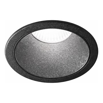 Ideal Lux - LED вбудований стельовий світильник GAME TRIM LED/11W/230V 4000K CRI 90 діам. 8,5 cm IP40 чорний