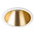 Ideal Lux - LED вбудований світильник GAME TRIM LED/11 Вт/230 В 4000 К CRI 90 діаметр 8,5 см IP40 золотистий/білий