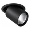 Ideal Lux - LED встраиваемый точечный потолочный светильник NOVA LED/30W/230V 3000K CRI 90 Ø 15,4 см черный