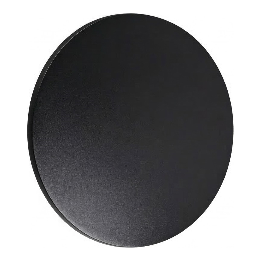 Ideal Lux - LED зовнішній настінний світильник PUNTO LED/16W/230V CRI 90 Ø 30 см IP54 чорний