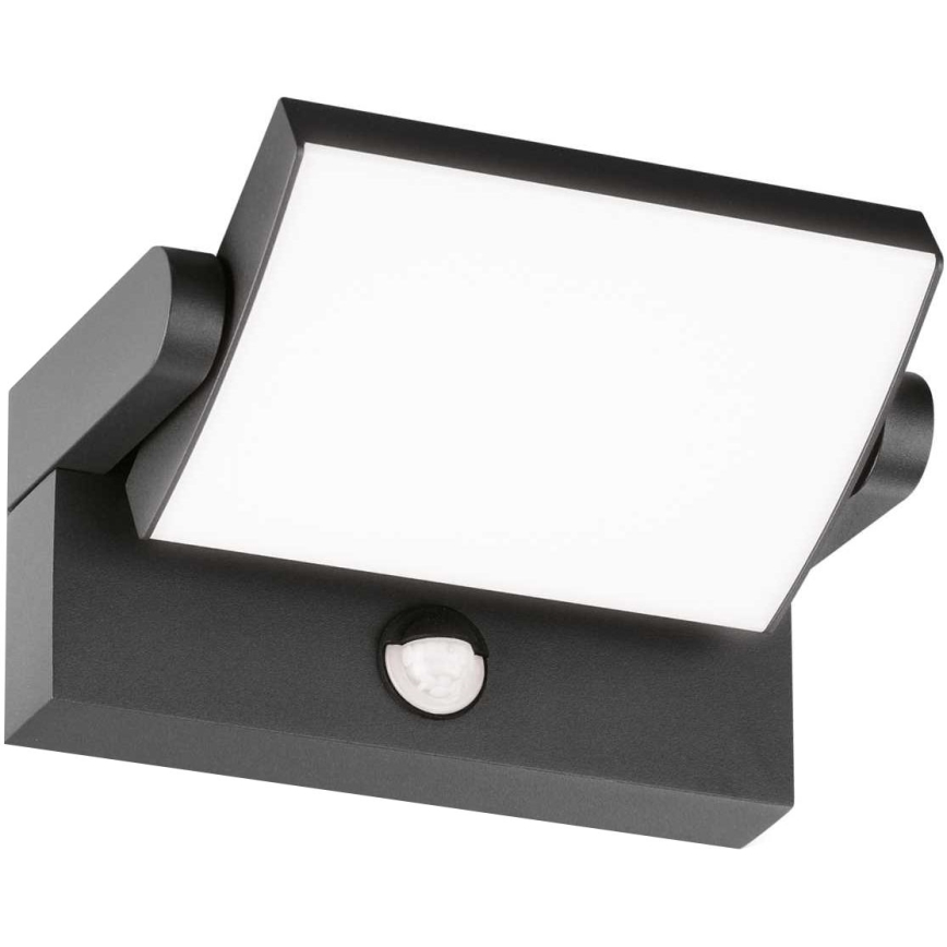 Ideal Lux - LED Вуличний настінний світильник з датчиком SWIPE LED/21W/230V CRI 90 IP54 антрацит