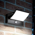 Ideal Lux - LED Вуличний настінний світильник з датчиком SWIPE LED/20,5W/230V IP54 антрацит