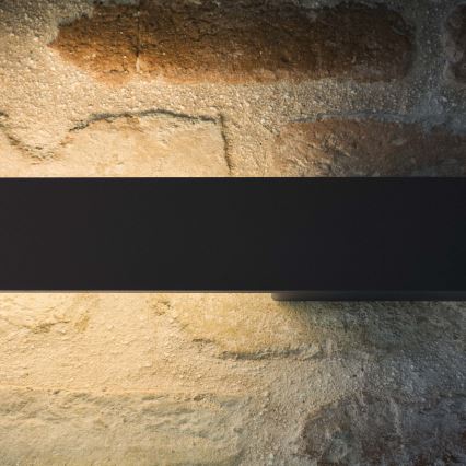 Ideal Lux - LED зовнішній настінний світильник LINEA LED/23W/230V CRI 90 144 см IP54 чорний