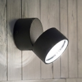 Ideal Lux - LED зовнішній настінний світильник OMEGA LED/7W/230V CRI 90 IP54 чорний