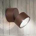 Ideal Lux - LED зовнішній настінний світильник OMEGA LED/7W/230V CRI 90 IP54 коричневий