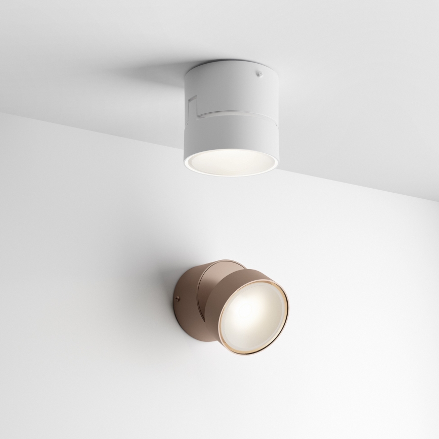 Ideal Lux - LED зовнішній настінний світильник OMEGA LED/7W/230V CRI 90 IP54 коричневий