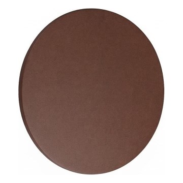 Ideal Lux - LED зовнішній настінний світильник PUNTO LED/9W/230V CRI 90 діам. 18 см IP54 коричневий