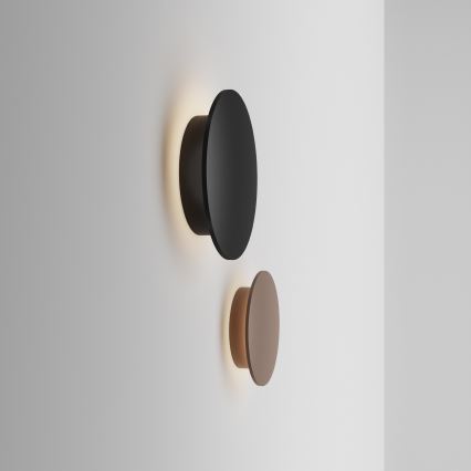 Ideal Lux - LED зовнішній настінний світильник PUNTO LED/9W/230V CRI 90, діаметр 18 см, IP54, антрацит