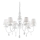Ideal Lux - Люстра на цепи BLANCHE 6xE14/40W/230V диаметр 75 см белый