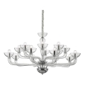 Ideal Lux - Люстра на цепи CASANOVA 16xE14/40W/230V диаметр 120 см прозрачный