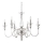 Ideal Lux - Люстра на цепи DOGE 6xE14/40W/230V диаметр 75 см блестящий хром