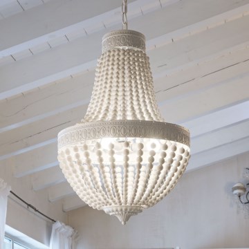 Ideal Lux - Люстра на цепи MONET 5xE14/40W/230V диаметр 40 см белый