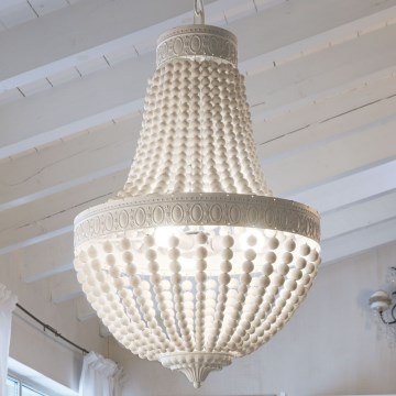 Ideal Lux - Люстра на цепи MONET 6xE14/40W/230V диаметр 50 см белый