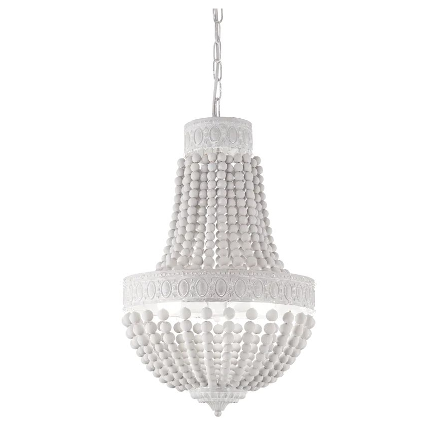 Ideal Lux - Люстра на цепи MONET 6xE14/40W/230V диаметр 50 см белый