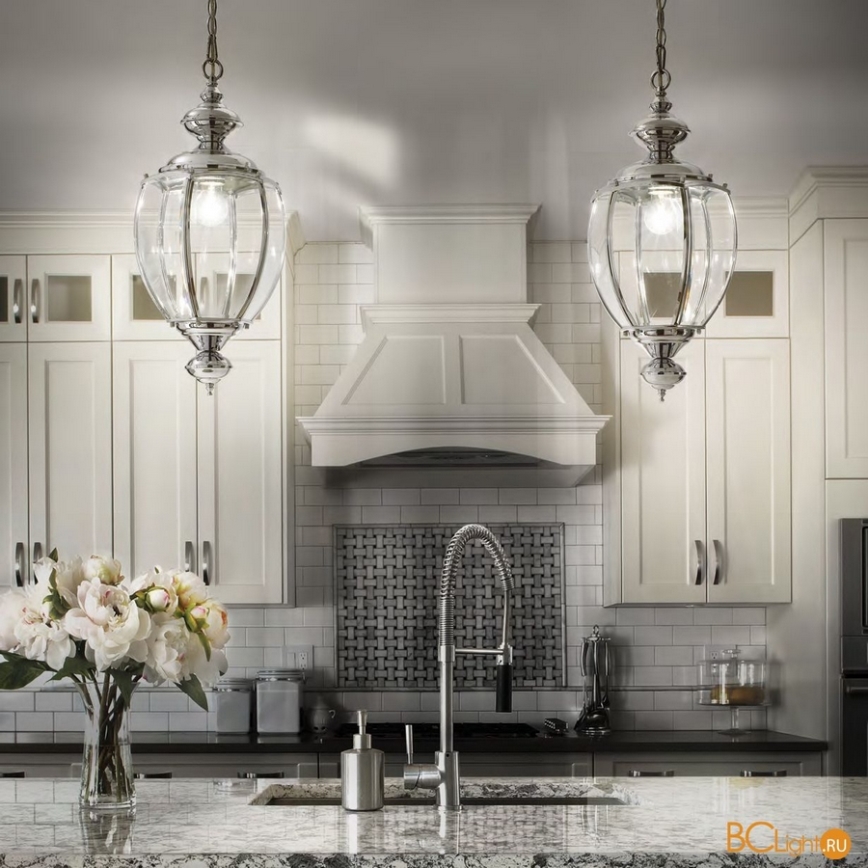 Ideal Lux - Люстра на ланцюгу 1xE27/60W/230V глянцевий хром