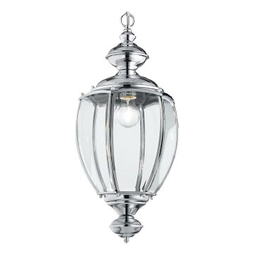 Ideal Lux - Люстра на ланцюгу 1xE27/60W/230V глянцевий хром