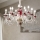 Ideal Lux - Люстра на ланцюгу BARONET 15xE14/40W/230V діаметр 88 см червоний