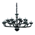 Ideal Lux - Люстра на ланцюгу CASANOVA 16xE14/40W/230V діаметр 120 см сірий