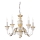 Ideal Lux - Люстра на ланцюгу FIRENZE 5xE14/40W/230V діаметр 55 см білий/золотий