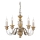 Ideal Lux - Люстра на ланцюгу FIRENZE 5xE14/40W/230V діаметр 55 см золотий