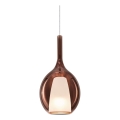Ideal Lux - Люстра на шнурі KALIQUE 1xE27/42W/230V, діаметр 18 см, димчасто-мідна