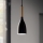 Ideal Lux - Люстра на тросе MANHATTAN 1xE14/40W/230V диаметр 11 см чёрная/бук