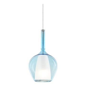 Ideal Lux - Люстра на тросі KALIQUE 1xE27/42W/230V, діаметр 18 см, димчасто‑синя