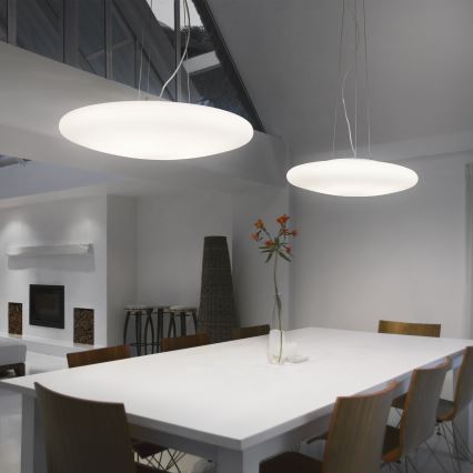 Ideal Lux - Люстра на тросі SMARTIES 3xE27/42W/230V 50 см біла