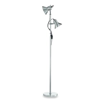 Ideal Lux - Напольная лампа 2xE27/60W/230V полированный хром
